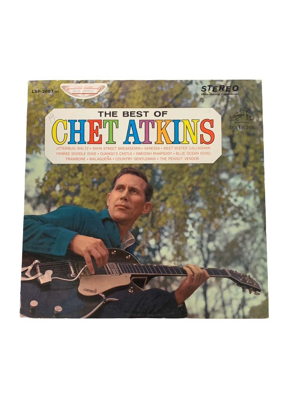 Chet Atkins The Best of Chet Atkins 12 Vinyl Record LP RCA Camden Stereo